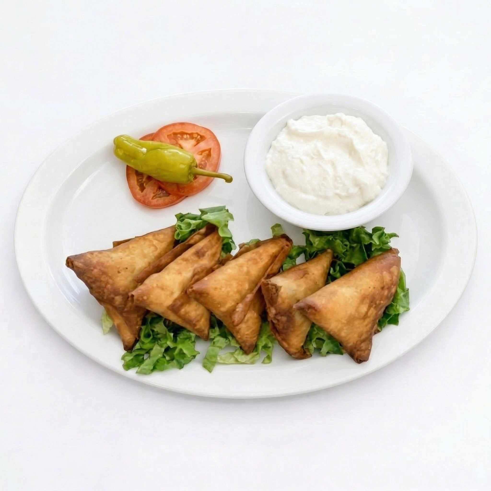 Samosas.