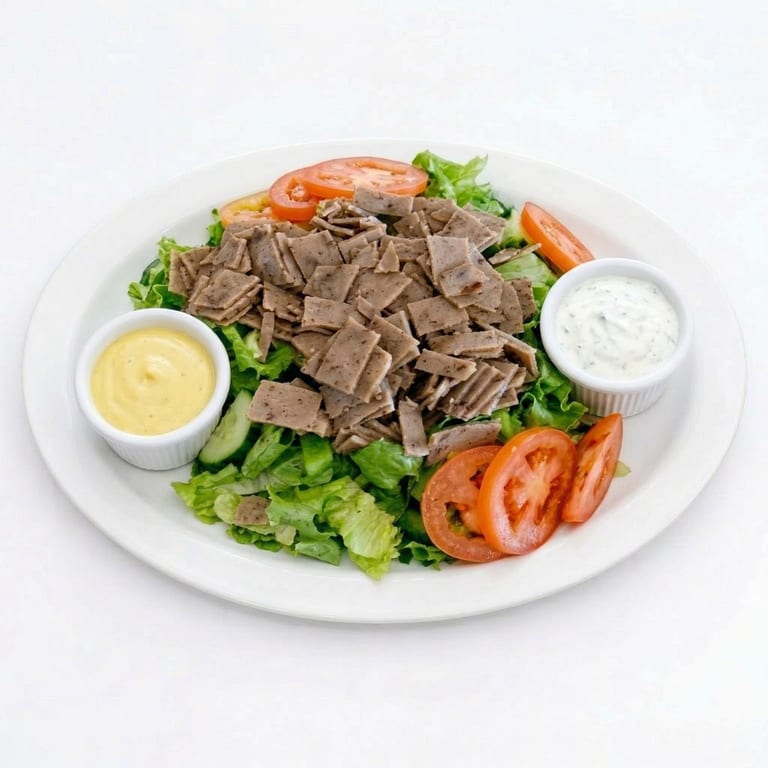 Fresh Mediterranean Salads: Falafel, Gyros, Shawarma